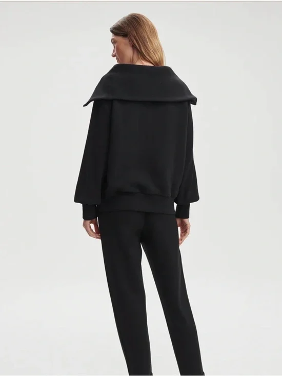 Varley Vine Half-Zip Pullover Black Medium - Picture 4 of 6